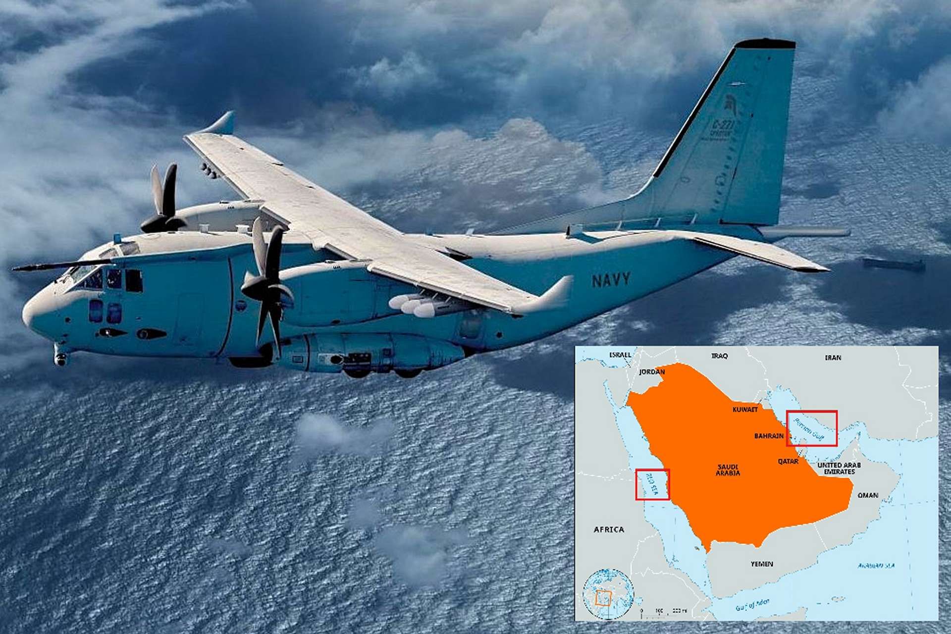 Saudi Arabia has signed a contract with Leonardo for four C-27J Maritime Patrol Aircraft to expand armed surveillance and response capabilities over the Red Sea and Persian Gulf amid rising maritime security threats (Picture Source: Britannica / Leonardo)