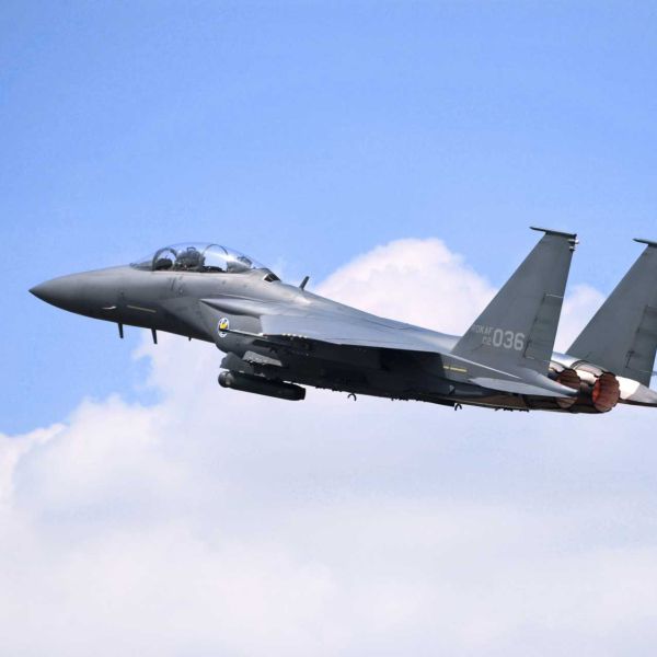 All 59 F-15K Slam Eagle air superiority fighters are assigned to the 11th Fighter Wing, where they form the backbone of South Korea’s long-range strike force. (Picture source: South Korea Air Force)