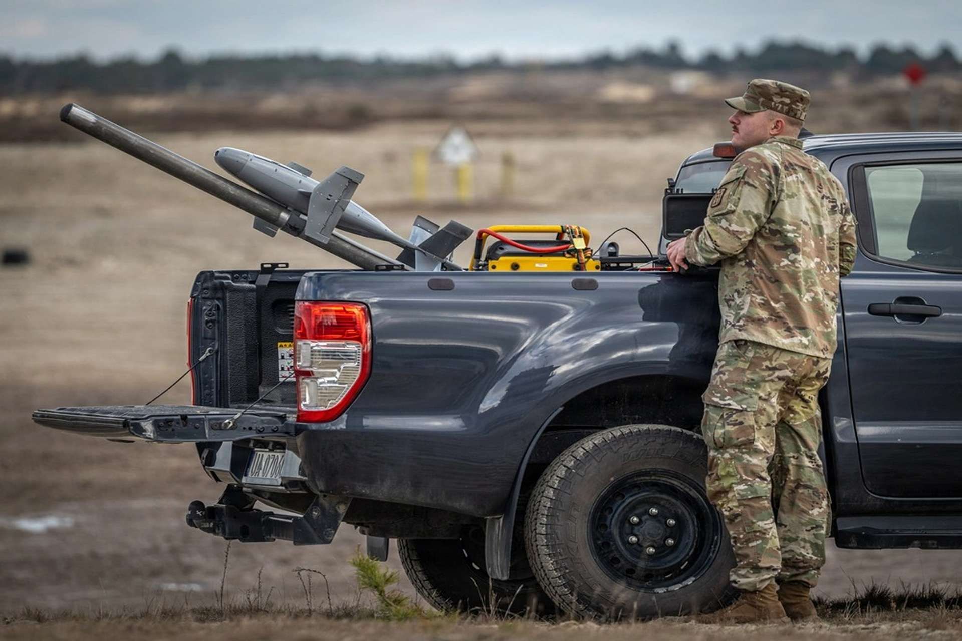 U.S. forces are deploying the Merops counter-drone system to the Middle East to defeat Iranian Shahed-type attack drones with a cheaper, mobile interceptor proven in Ukraine (Picture source: U.S. DoW).