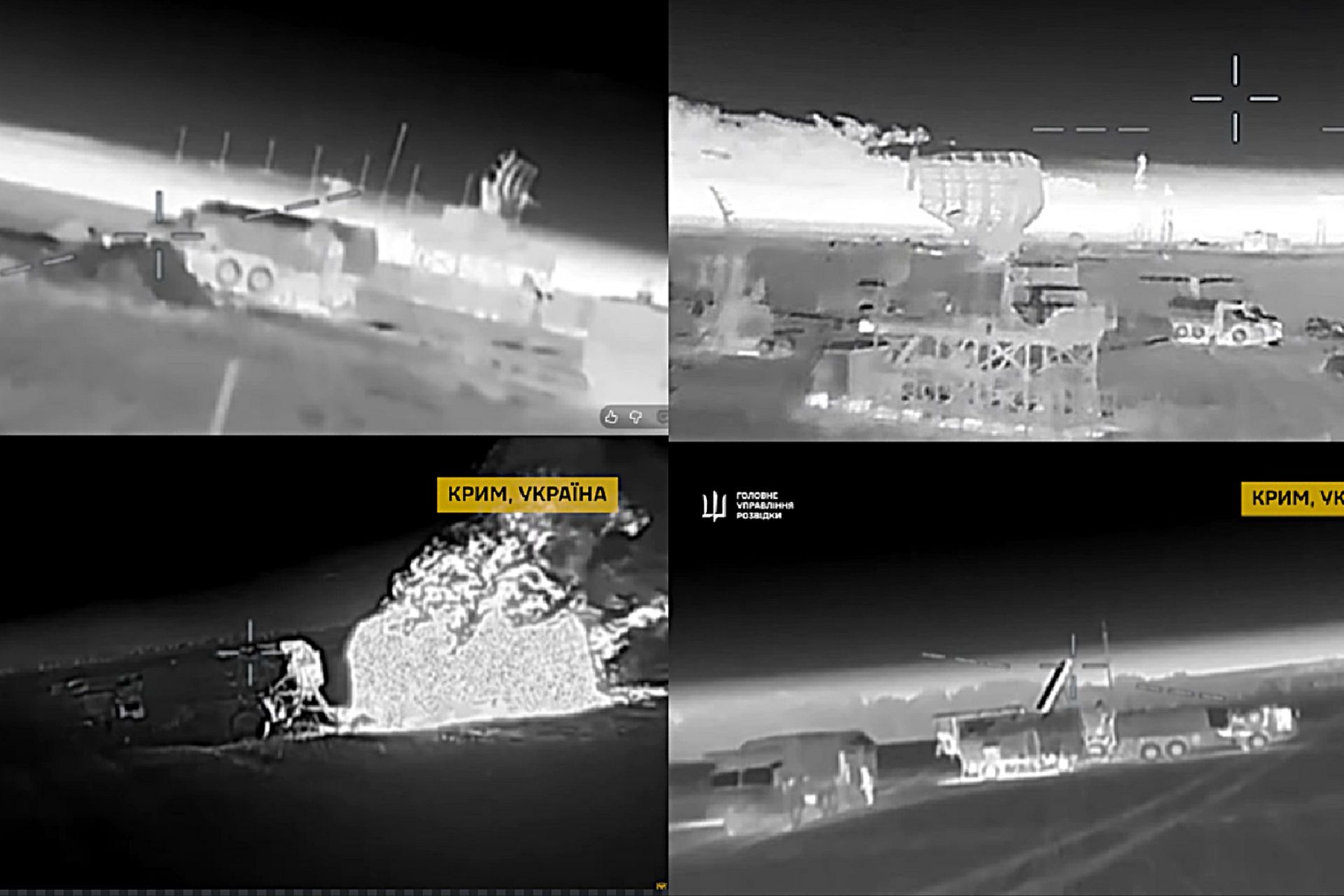 Ukrainian intelligence drone units struck Russian S-400 radar and power systems in Crimea, disrupting key components of Moscow’s long-range air defense network (Picture Source: Ukrainian Military Intelligence)