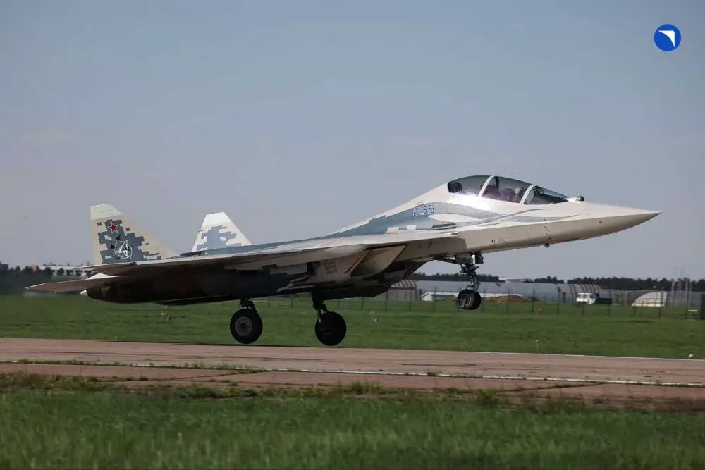 Russia's First Deputy Prime Minister Denis Manturov identified three primary missions for the Su-57D: combat training, airborne strike coordination, and command-and-control of unmanned combat aircraft. (Picture source: UAC)