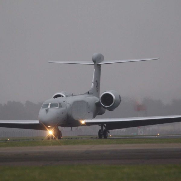 The U.S. Air Force has forward-deployed two EA-37B Compass Call aircraft to Europe, positioning its newest electronic warfare platform for a likely first operational mission targeting adversary command and control networks (Picture Source: X-user: @TallGlenn85)