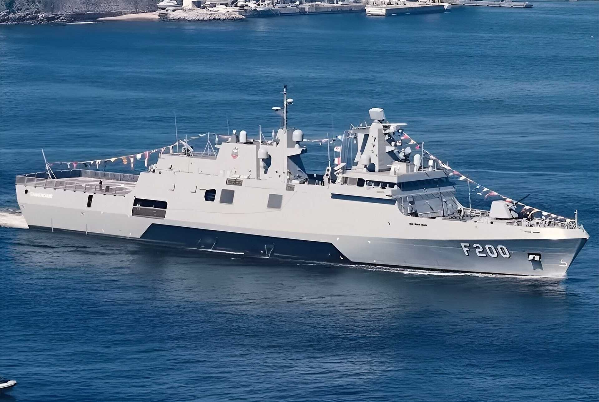 Brazilian Navy Tamandaré-class frigate at sea, demonstrating modern multi-mission capability and enhanced maritime security operations in the South Atlantic.