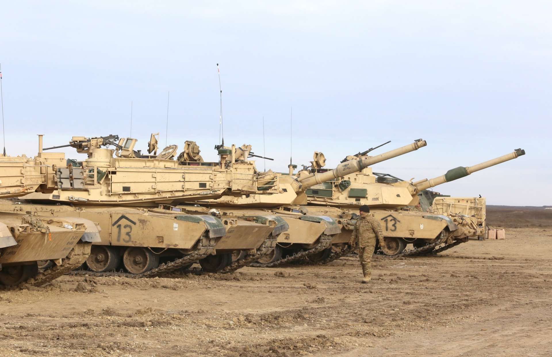 M1A2 SEPv2 Abrams combines a 120 mm smoothbore gun, advanced day-night sights and digital fire control, heavy composite protection, and high mobility from its AGT1500 gas-turbine powerpack (Picture source: U.S. DoW).