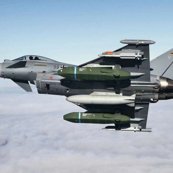 Taurus Neo boosts stand-off range, cuts planning time, and improves jam-resistant precision for hardened target strikes. Taurus missile on a Eurofighter jet (Picture source: MBDA).
