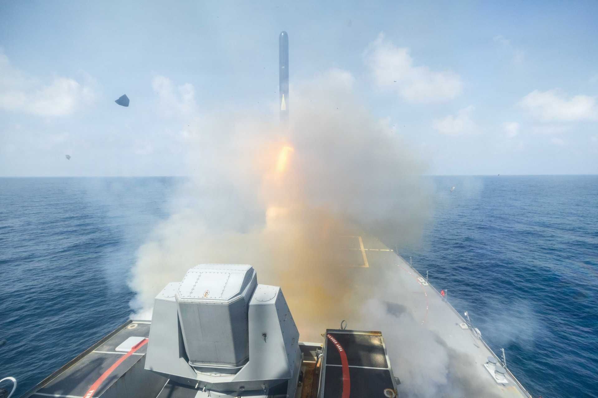 The Maritime Strike Tomahawk (MST) restores a long-range anti-ship capability that had been absent since the retirement of the earlier RGM/UGM-109B Tomahawk Anti-Ship Missile in the 1990s. (Picture source: NAVCENT)