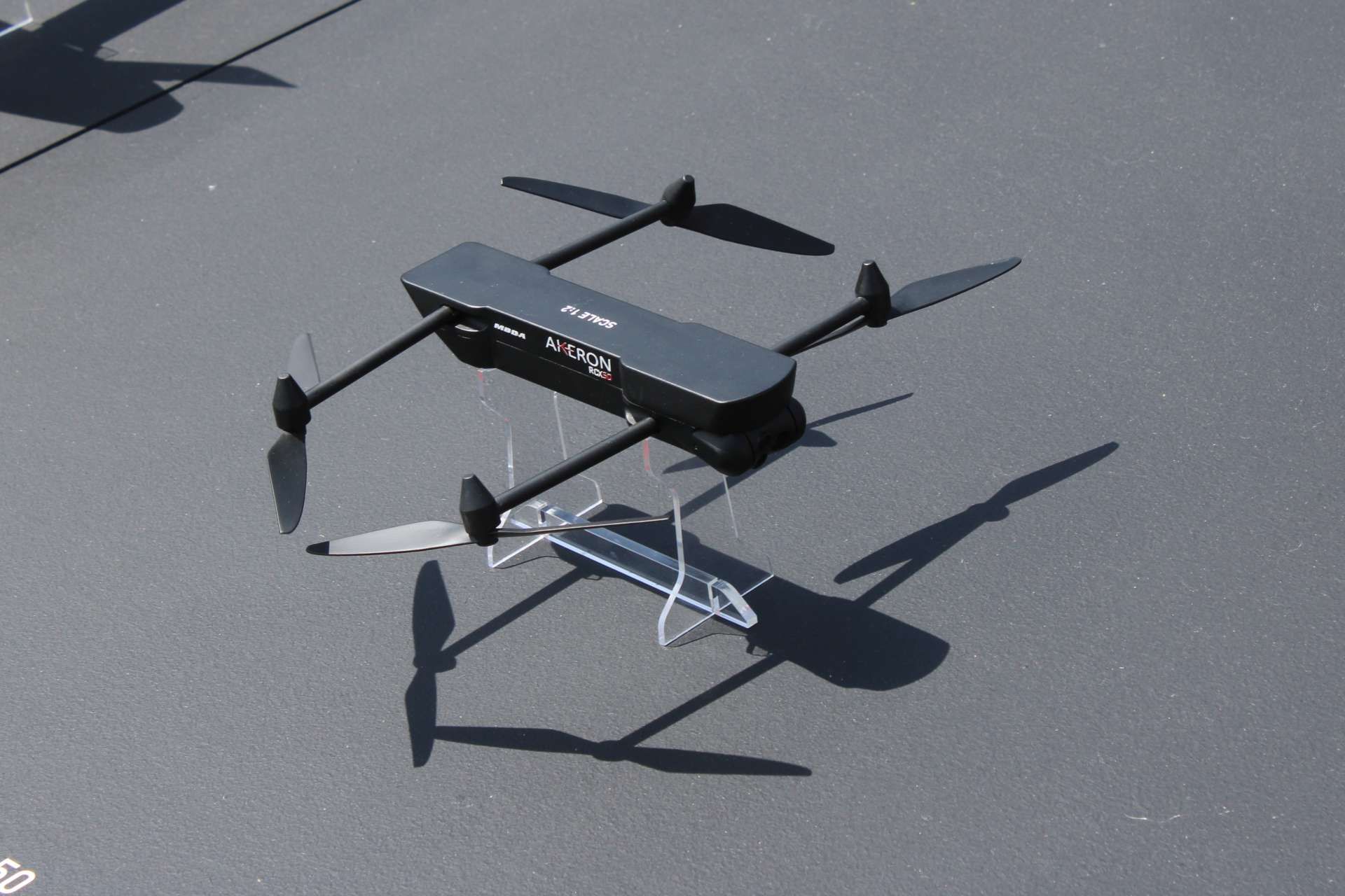 MBDA’s AKERON RCX50 is a 2 kg-class French loitering munition designed to give small units a man-in-the-loop reconnaissance and precision-strike capability against soft and light armored targets at ranges up to 10 km (Picture source: Army Recognition Group).