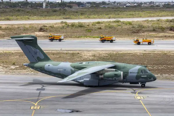 The contract signed in Abu Dhabi marks the first confirmed order of the Embraer C-390 Millennium in the Middle East and establishes the United Arab Emirates Air Force and Air Defense as its regional launch operator. (Picture source: Brazilian Air Force)