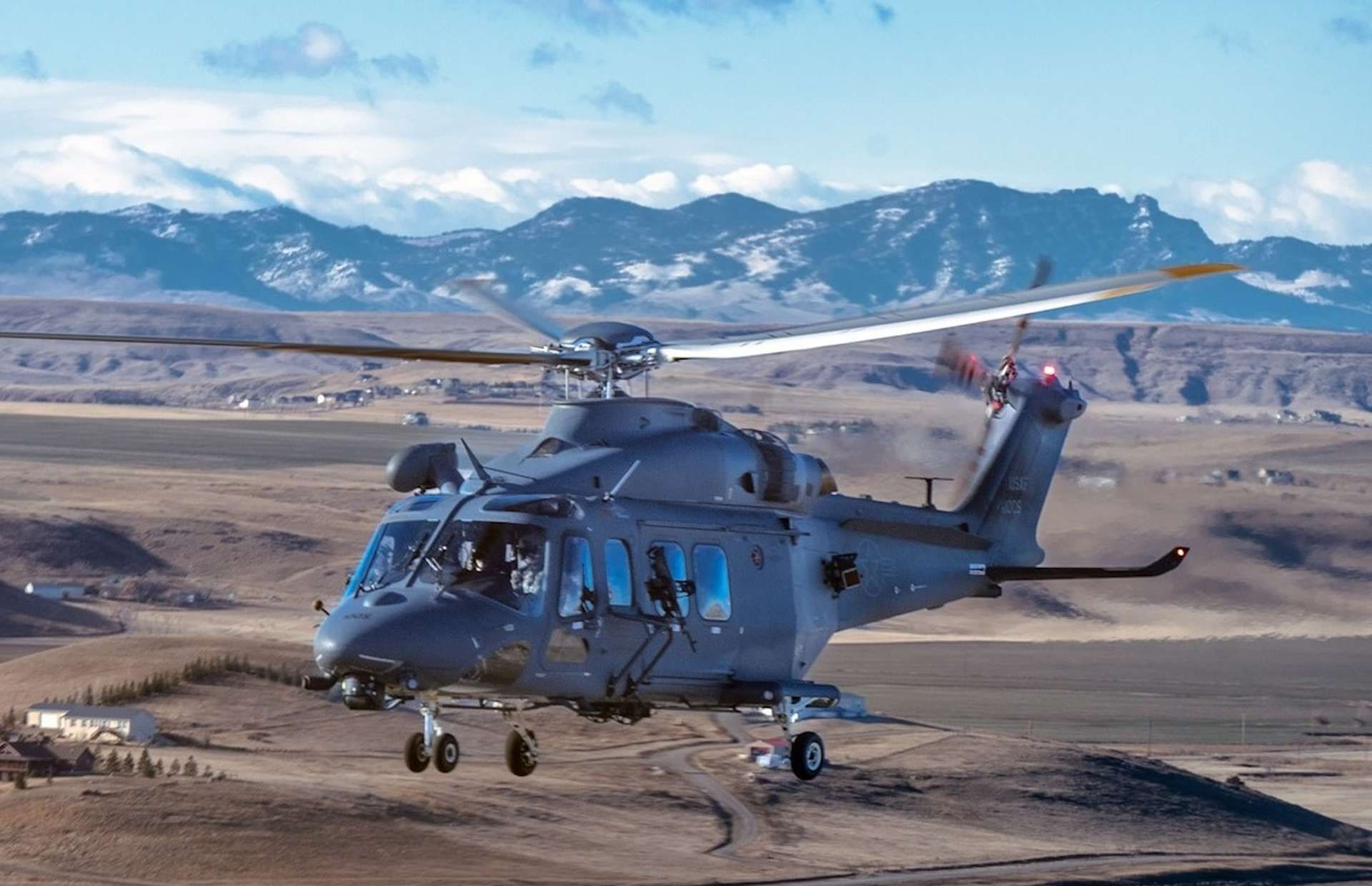 The MH-139A Grey Wolf brings modern sensors, extended range, higher speed, and improved survivability to ICBM convoy escort missions, combining advanced electro-optical systems, armored protection, defensive countermeasures, and troop lift capacity to provide persistent airborne security and rapid response for the U.S. nuclear enterprise (Picture source: U.S. DoW).